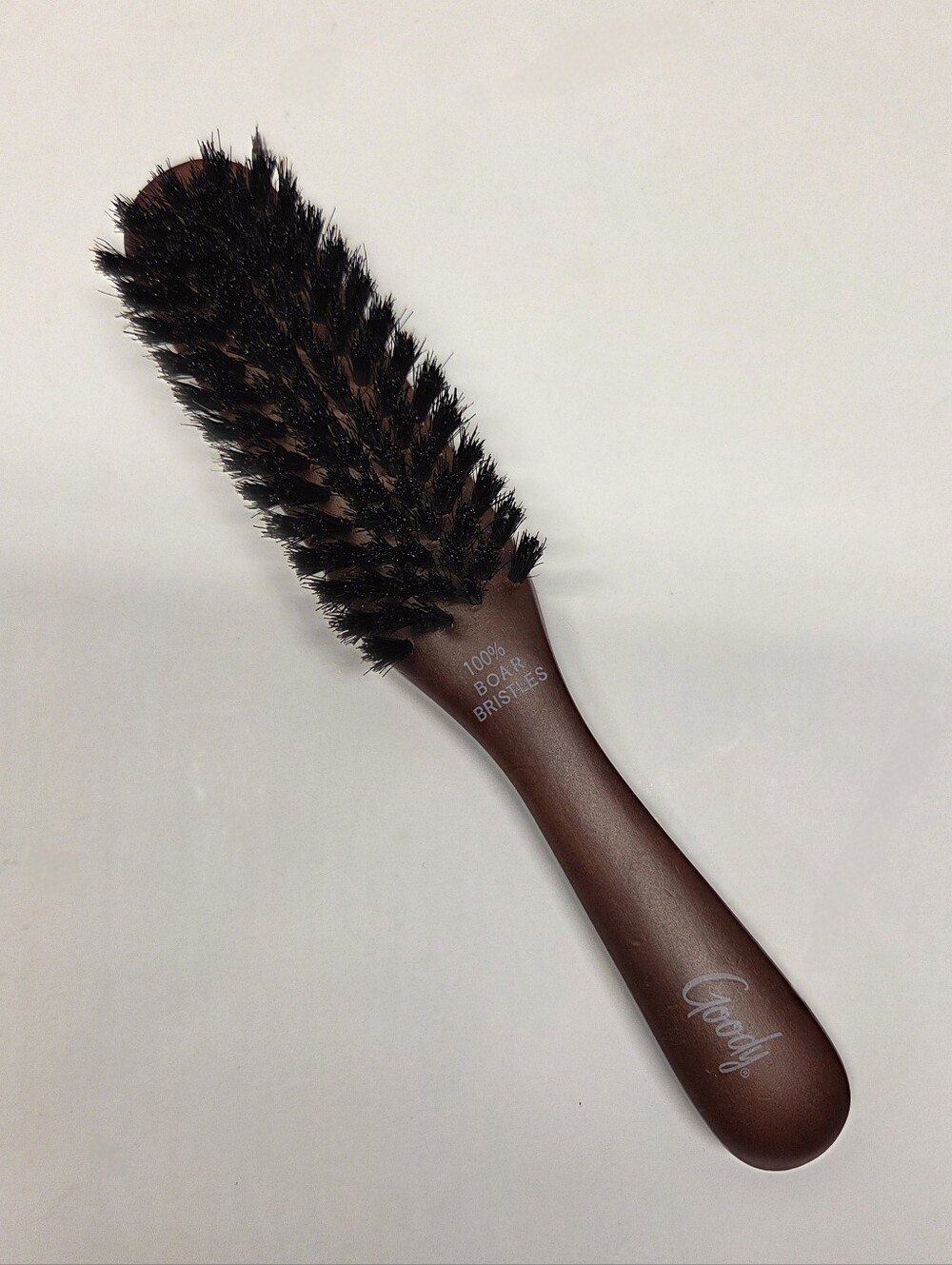 Goody 100% Boar Bristles Hair Brush Wood Handle 8 Inches Vintage Brush